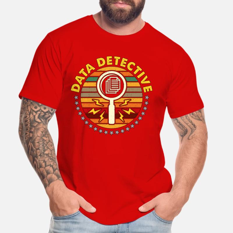Data Analyst Data Detective Statistics Programmer Men's Premium Organic T-Shirt