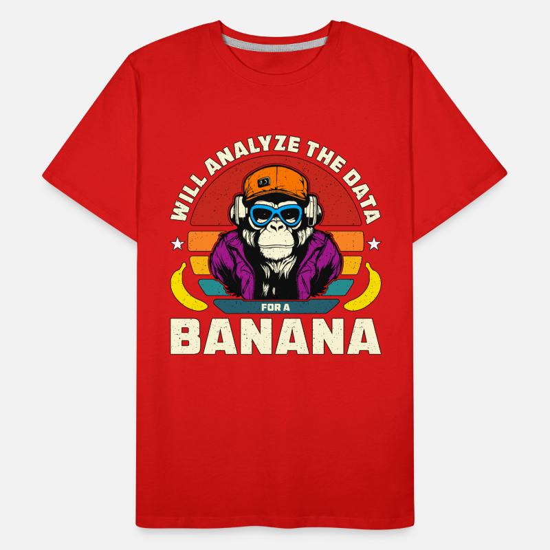 L’analyste de données analysera le codeur de l’analyste de données T-shirt bio Premium Homme