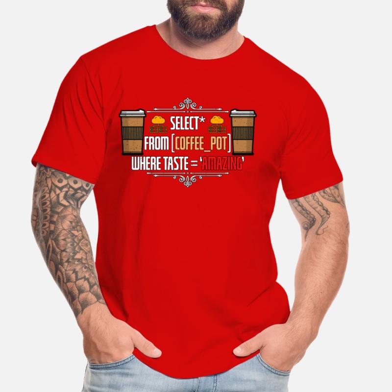 Data Analyst Select From Coffee Pot Programming Men's Premium Organic T-Shirt