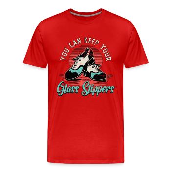 Tap Dance You Can Keep Your Stomping Tap Dancer - Men's Premium Organic T-Shirt - red - Front - Damien (186cm)