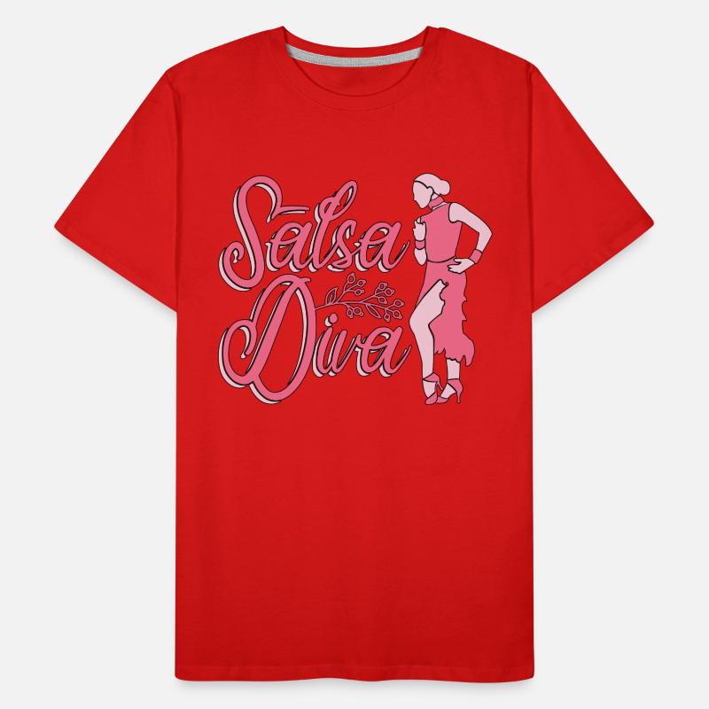Salsa Danse Salsa Diva Mambo Danse Danse Sport T-shirt bio Premium Homme