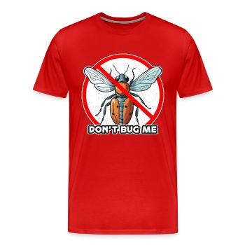Lutte antiparasitaire Don’t Bug Disinfector Solution d’insectes - T-shirt bio Premium Homme - rouge - Devant - Damien (186cm)