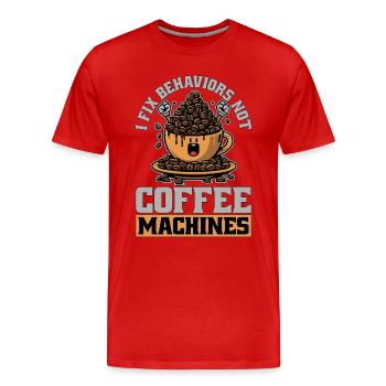 Behavioral Therapist I Fix Behaviors Psychologist - Men's Premium Organic T-Shirt - red - Front - Damien (186cm)