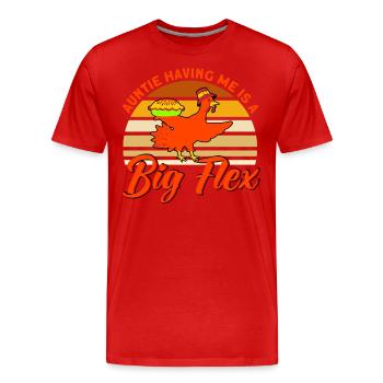 Tantes Tante Sœur Tantes Cadeau de famille - T-shirt bio Premium Homme - rouge - Devant - Damien (186cm)