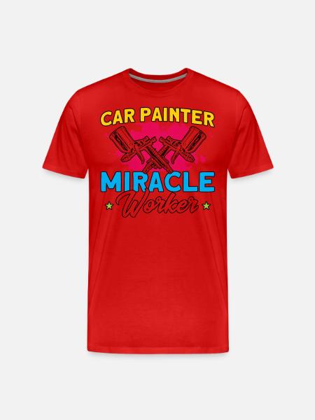 Vehicle Painter Car Painter Geschen - Men's Premium Organic T-Shirt - red