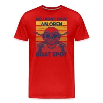Spearfisher Open Boots Spot Cadeau - T-shirt bio Premium Homme - rouge - Devant - Damien (186cm)