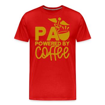 Study Medical Student Assistant Physician Gift - Men's Premium Organic T-Shirt - red - Front - Damien (186cm)