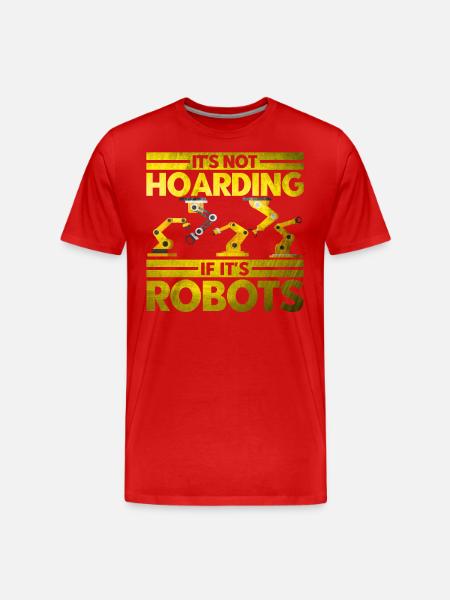 Robotics Robotics Engineer Robot Gift - Men's Premium Organic T-Shirt - red