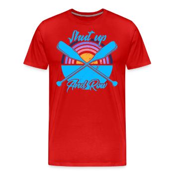 Ruderer Mannschaft Rudern Rudern Geschenk - Männer Premium Bio T-Shirt - Rot - Vorne - Damien (186cm)