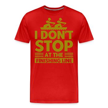 Ruderer Rudern Mannschaft Rudern Geschenk - Männer Premium Bio T-Shirt - Rot - Vorne - Damien (186cm)