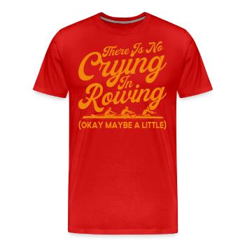 Mannschaft Rudern Rudermannschaft Mannschaft Ruder - Männer Premium Bio T-Shirt - Rot - Vorne - Damien (186cm)