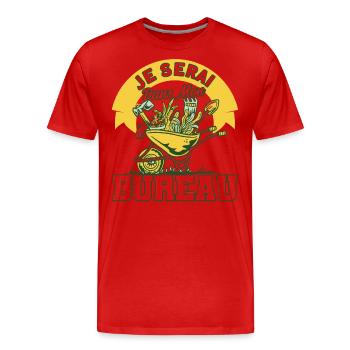 Schrebergarten Garten Gartenarbeit Geschenk - Männer Premium Bio T-Shirt - Rot - Vorne - Damien (186cm)