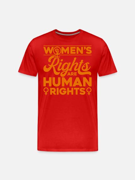 Women's rights Equal rights - Men's Premium Organic T-Shirt - red