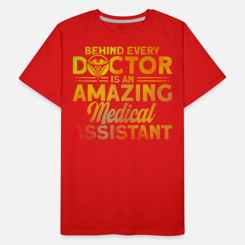 Aide-soignant Assistante médicale T-shirt bio Premium Homme