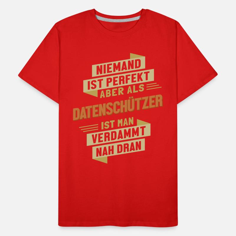 Datenschützer fast Perfekt Datenschützer Männer Premium Bio T-Shirt