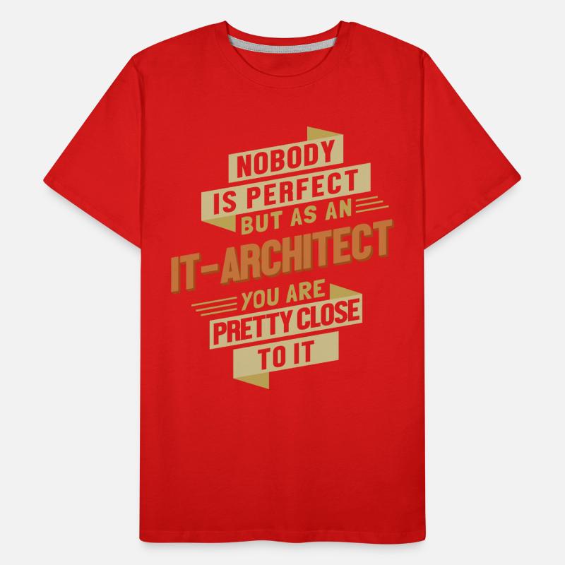 IT-Architect close to Perfect Solution Architect Men's Premium Organic T-Shirt