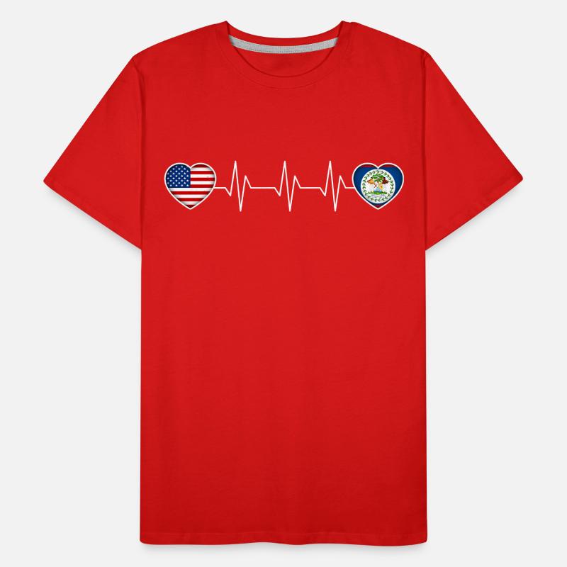 Belize Männer Premium Bio T-Shirt