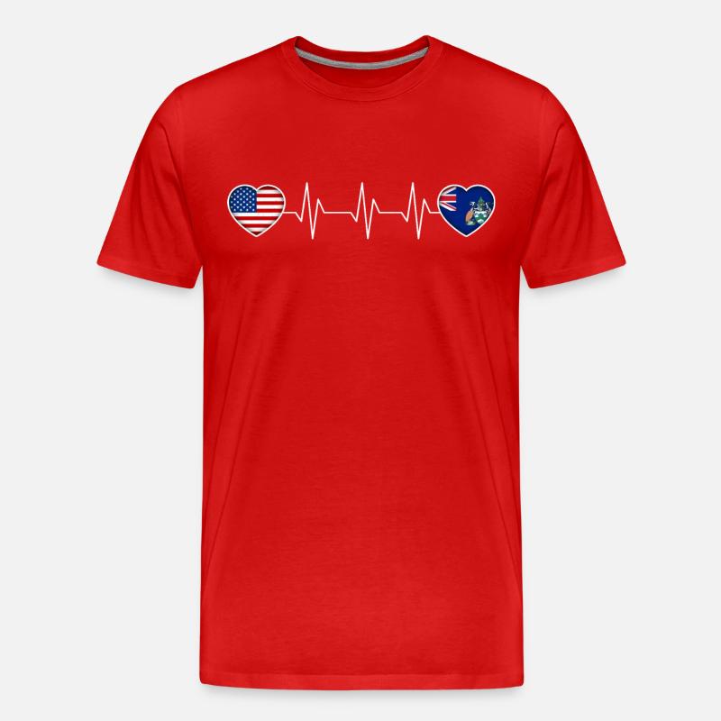 Ascension - Männer Premium Bio T-Shirt - Rot