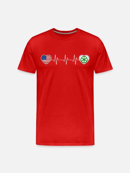 Padanie - T-shirt bio Premium Homme - rouge