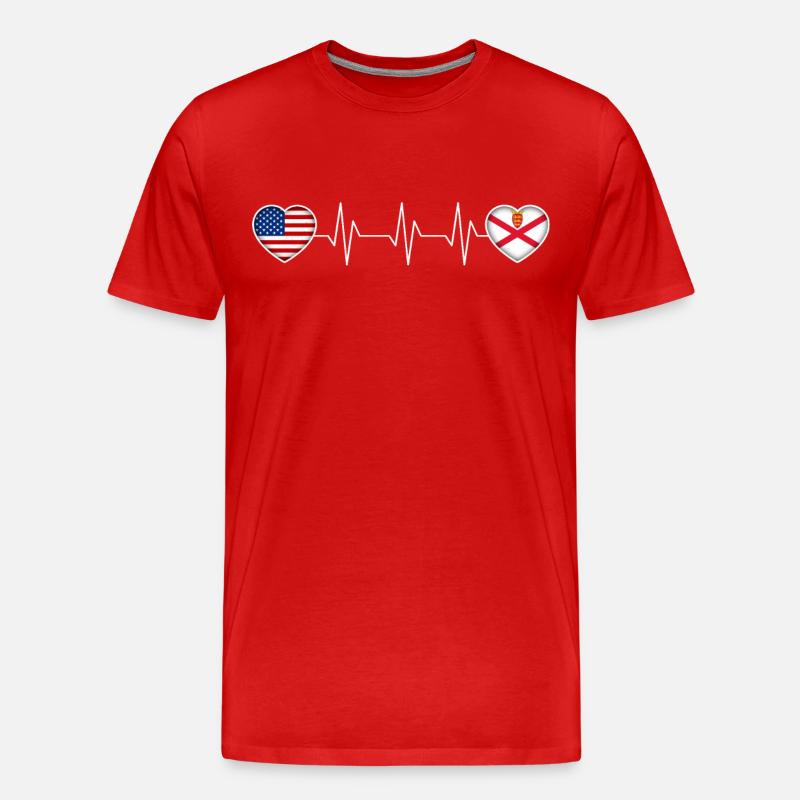 Jersey - Männer Premium Bio T-Shirt - Rot