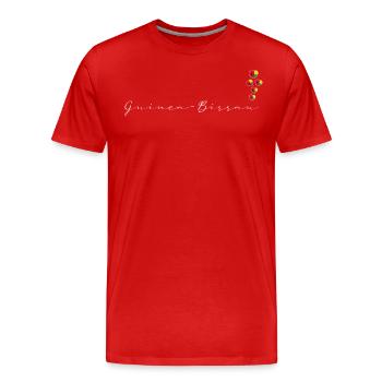 Guinea-Bissau - Männer Premium Bio T-Shirt - Rot - Vorne - Damien (186cm)