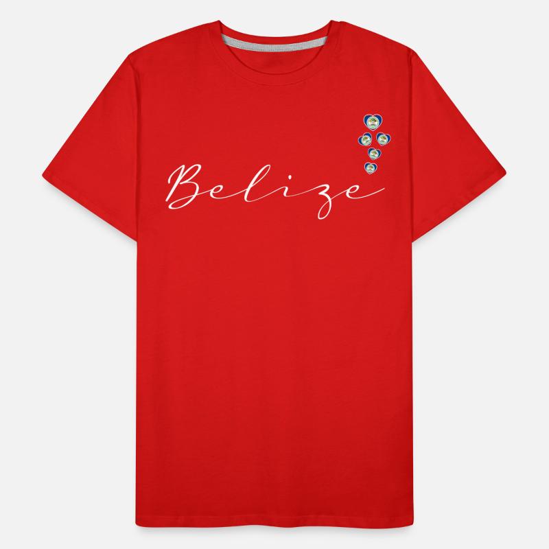 Belize Männer Premium Bio T-Shirt