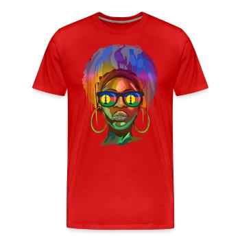 Neukaledonien - Männer Premium Bio T-Shirt - Rot - Vorne - Damien (186cm)