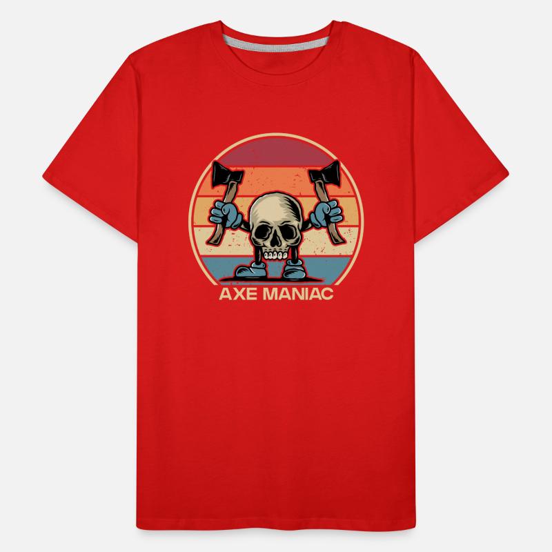 Axe Maniac Axe Throwing Competition Game Axe Men's Premium Organic T-Shirt