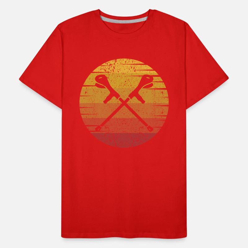 Retro Broken Arm Leg Broken Bone Broken Finger Men's Premium Organic T-Shirt