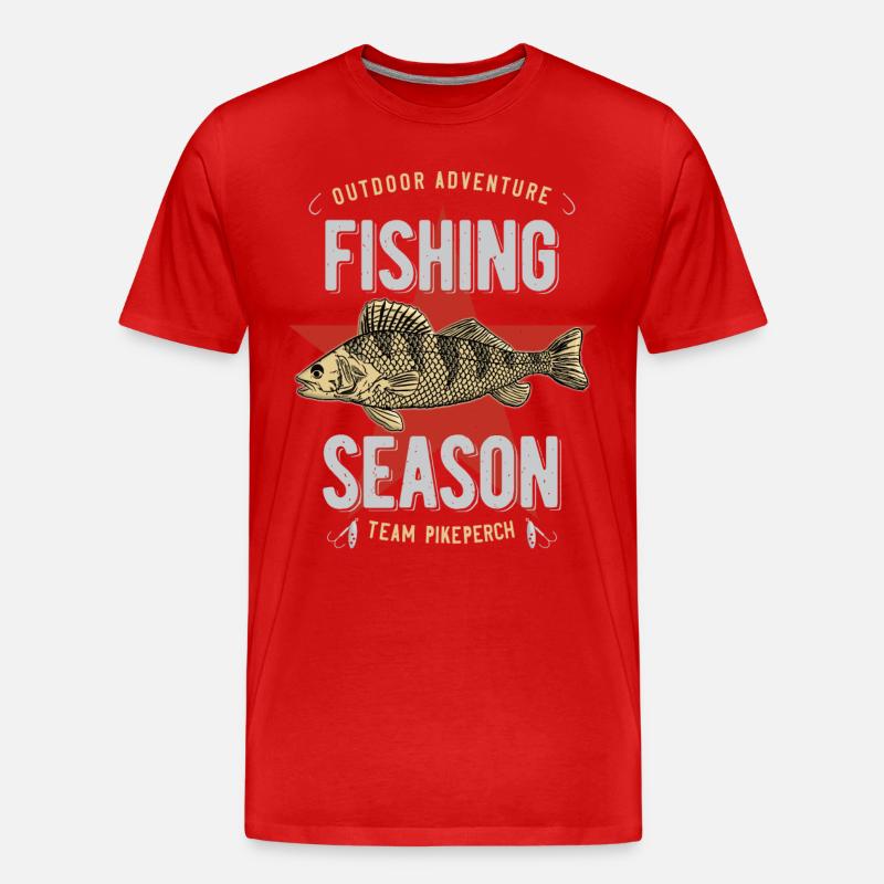 Zander Pikeperch - Männer Premium Bio T-Shirt - undefined