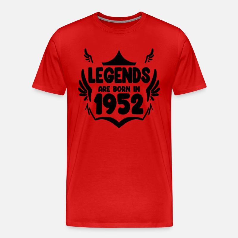 1952 - Männer Premium Bio T-Shirt - Rot