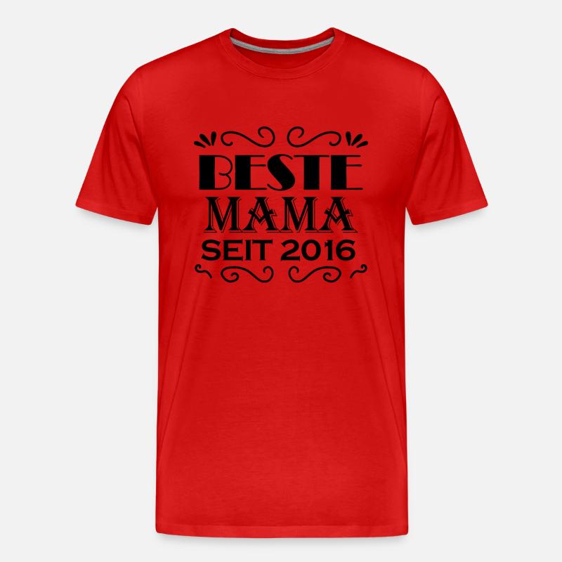 Beste2 2016 - Männer Premium Bio T-Shirt - Rot