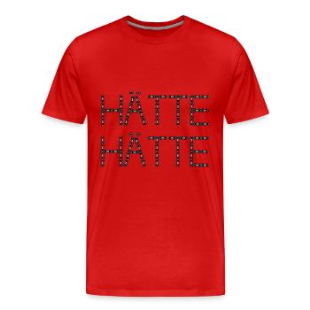 Avait la chaîne de vélo - T-shirt bio Premium Homme - rouge - Devant - Damien (186cm)