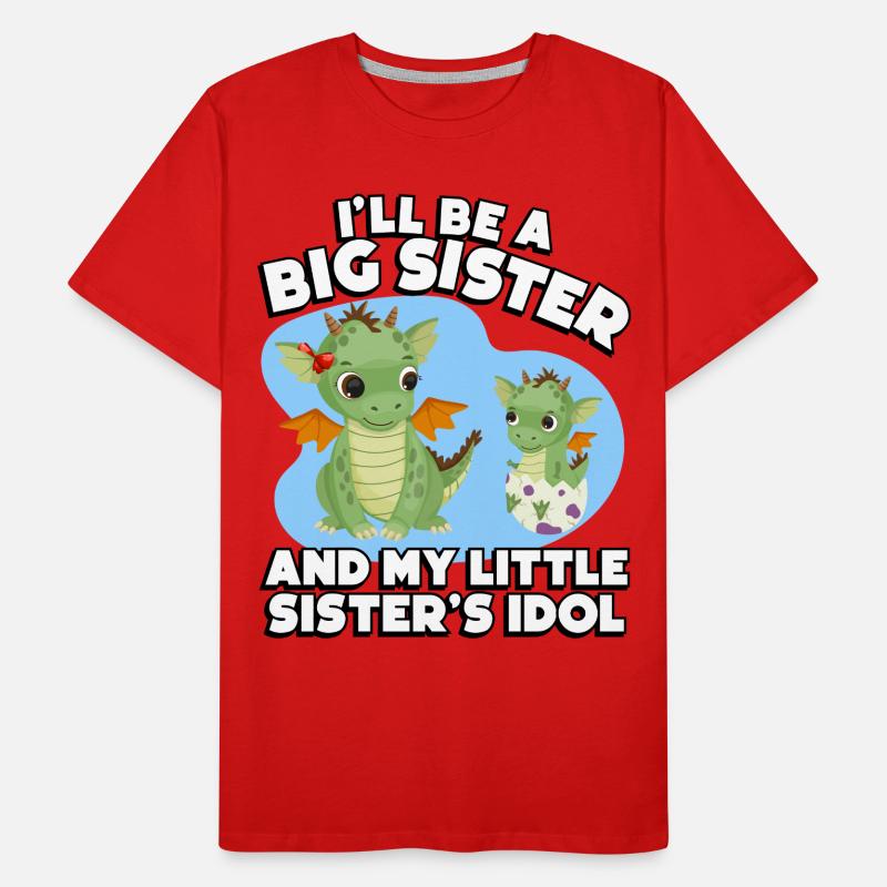 Ich Werde Eine Große Schwester Und Das Idol Männer Premium Bio T-Shirt