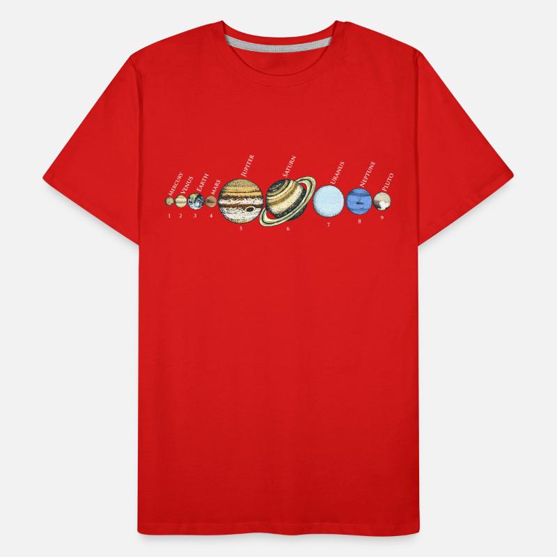 Solar System Astrophysic Planets, Solar System Men's Premium Organic T-Shirt
