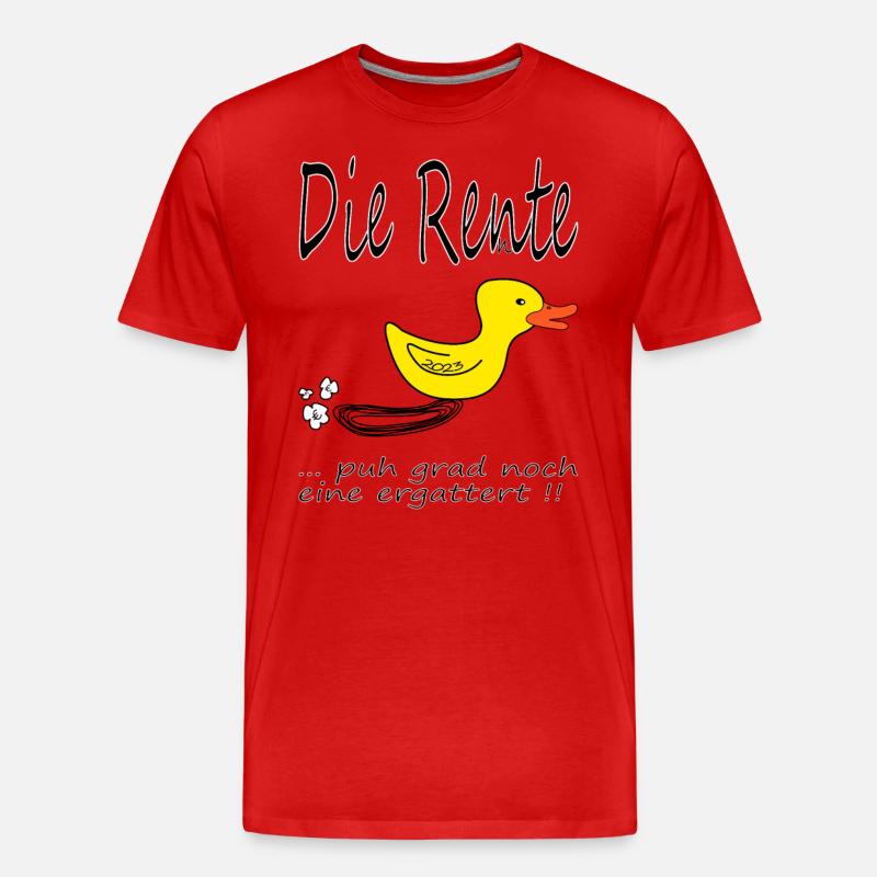 rEnte 2023 - Männer Premium Bio T-Shirt - Rot
