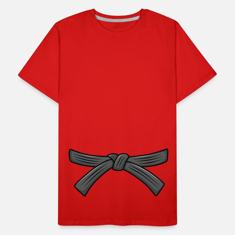 Karate Schwarzer Gürtel Karate Trainer Geschenk Männer Premium Bio T-Shirt