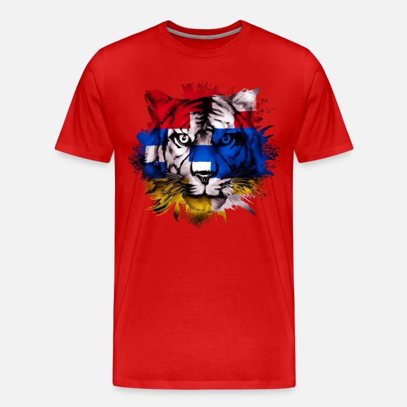 Arzach - Männer Premium Bio T-Shirt - Rot
