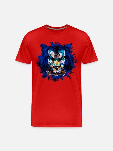 Falkland Islands - Men's Premium Organic T-Shirt - red