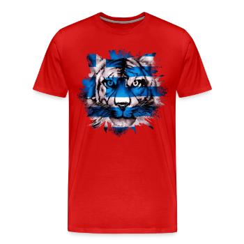 Griechenland - Männer Premium Bio T-Shirt - Rot - Vorne - Damien (186cm)