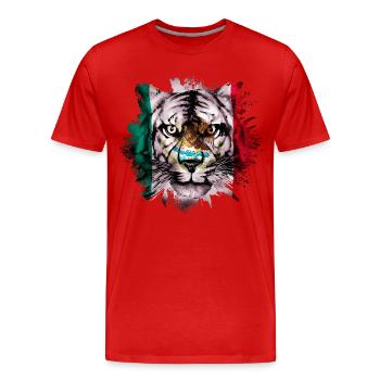 Mexiko - Männer Premium Bio T-Shirt - Rot - Vorne - Damien (186cm)