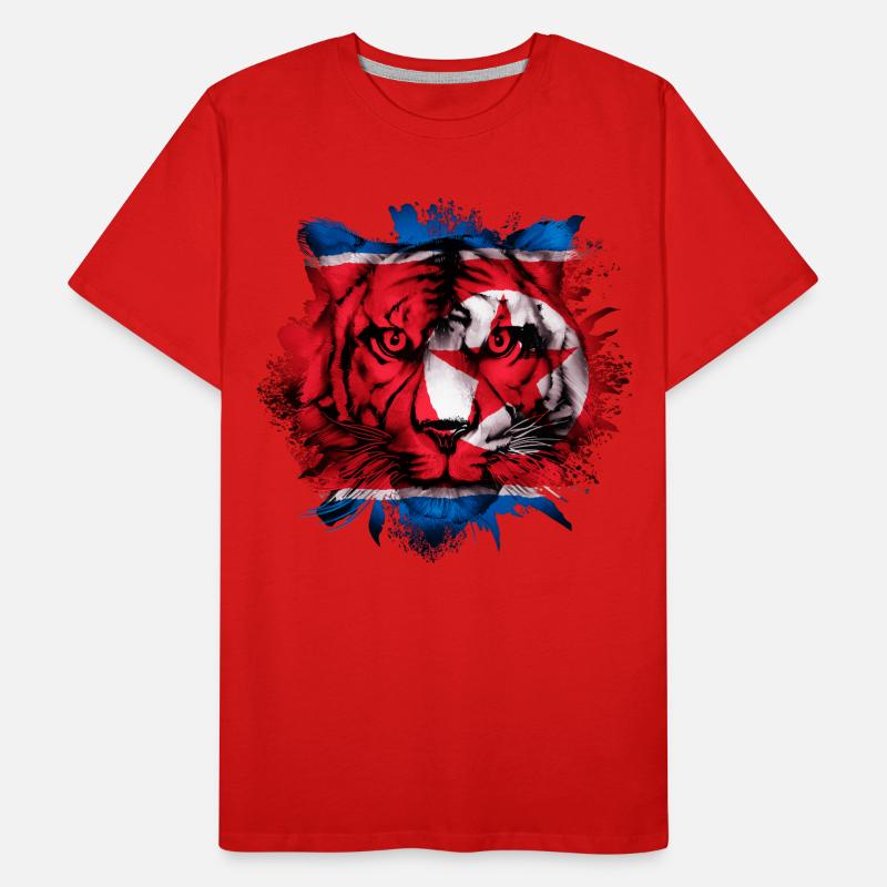 Corée du Nord T-shirt bio Premium Homme
