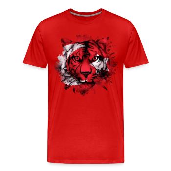 Empire ottoman - T-shirt bio Premium Homme - rouge - Devant - Damien (186cm)