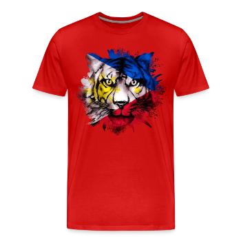 Philippinen - Männer Premium Bio T-Shirt - Rot - Vorne - Damien (186cm)