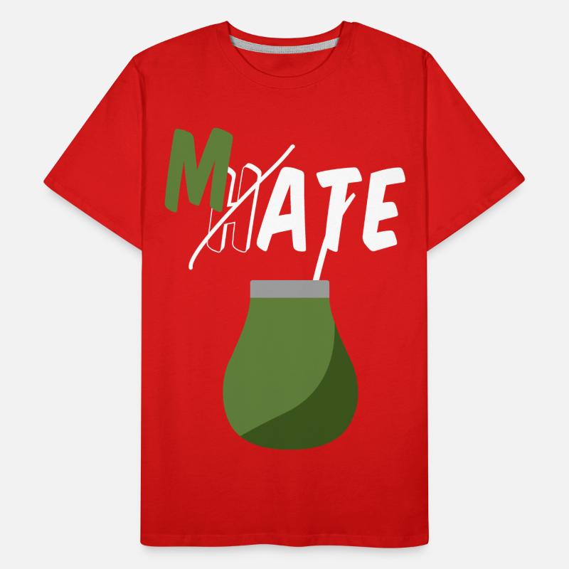 Don‘t hate, drink Mate Männer Premium Bio T-Shirt