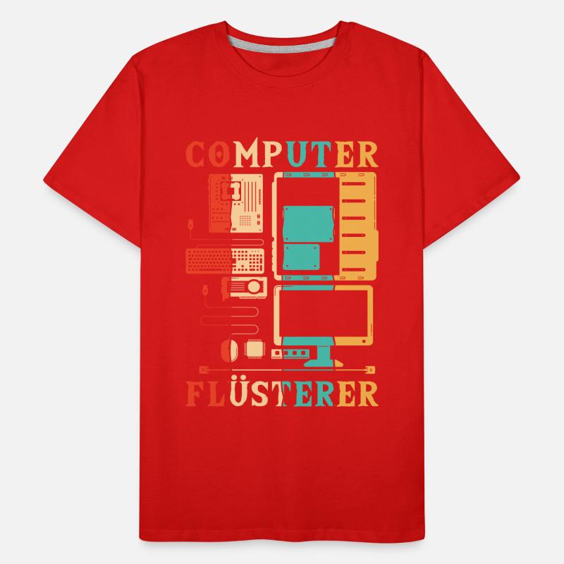 Computer Whisperer Computer Scientist Admin Men's Premium Organic T-Shirt