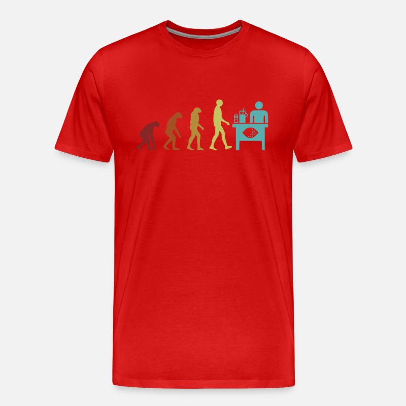Lemonade Stand Evolution Limonade Liebhaber - Männer Premium Bio T-Shirt - Rot