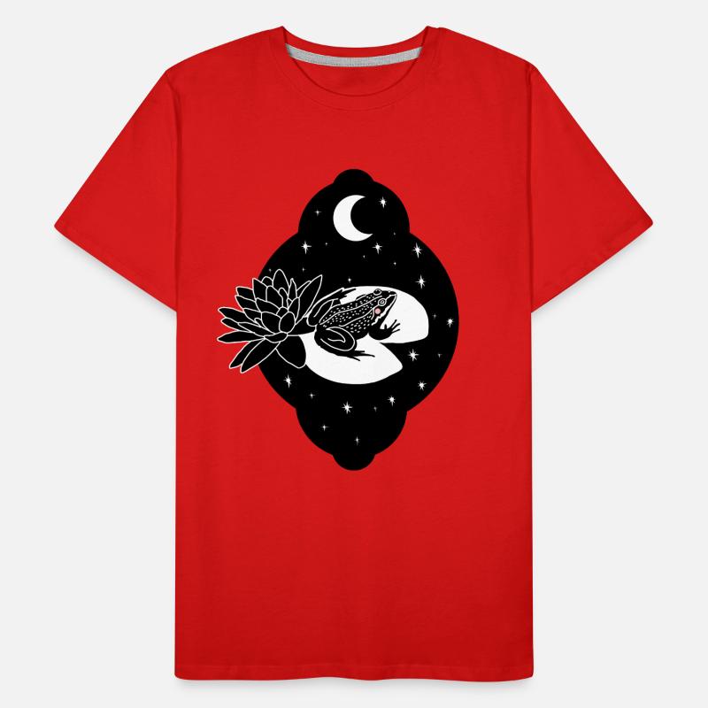Toad, tadpole, tree frog, frog breeder, frog Men's Premium Organic T-Shirt