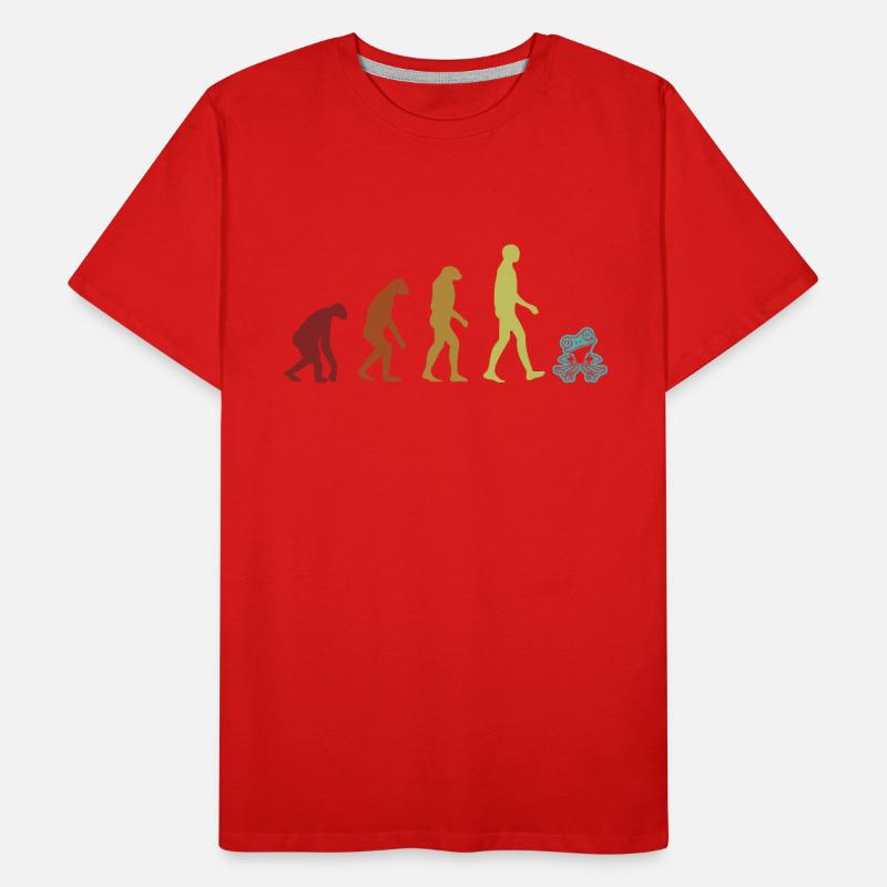 Evolution Pet Costa Rica Lover Red Eyed Tree Frog Men's Premium Organic T-Shirt
