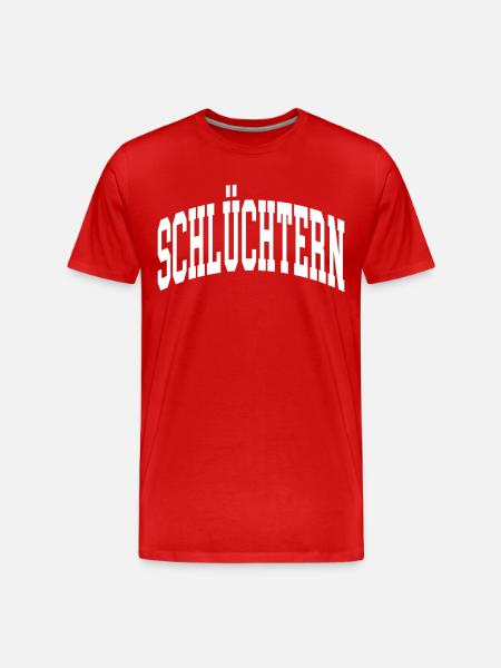 Schlüchtern - Männer Premium Bio T-Shirt - Rot